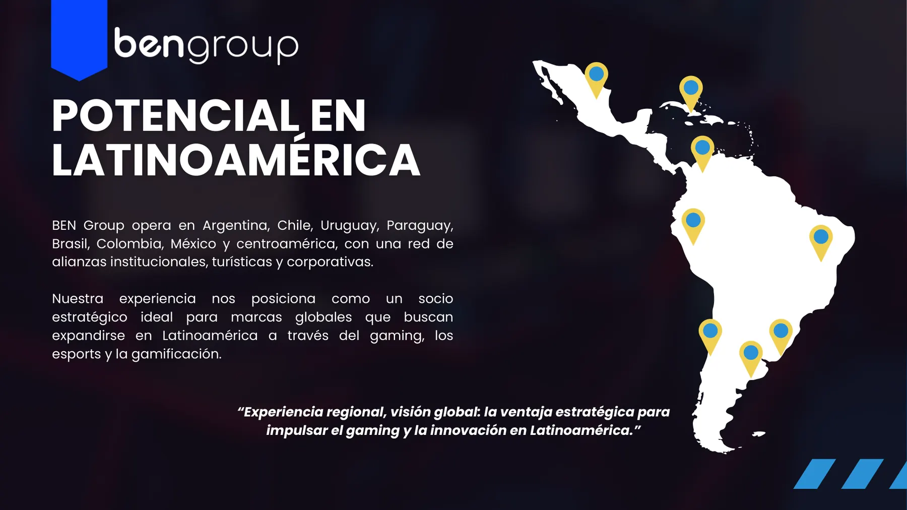 Presencia y potencial de BEN Group en Latinoamérica
